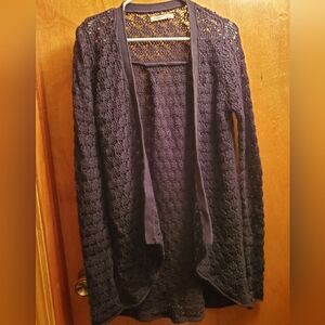 OLD NAVY Lovely Black Women's Crotchet Cardigan, Size: Medium